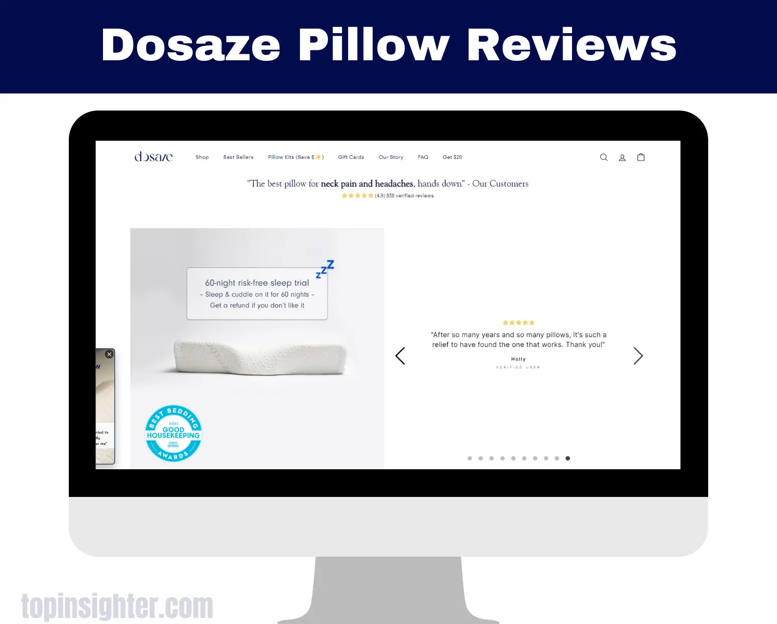 Dosaze Pillow Reviews