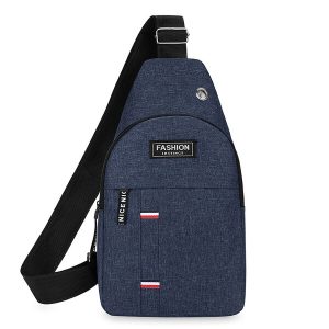 Men's Trendy Canvas Crossbody Chest Bag - প্রিমিয়াম স্টাইলিশ স্লিং ব্যাগ
